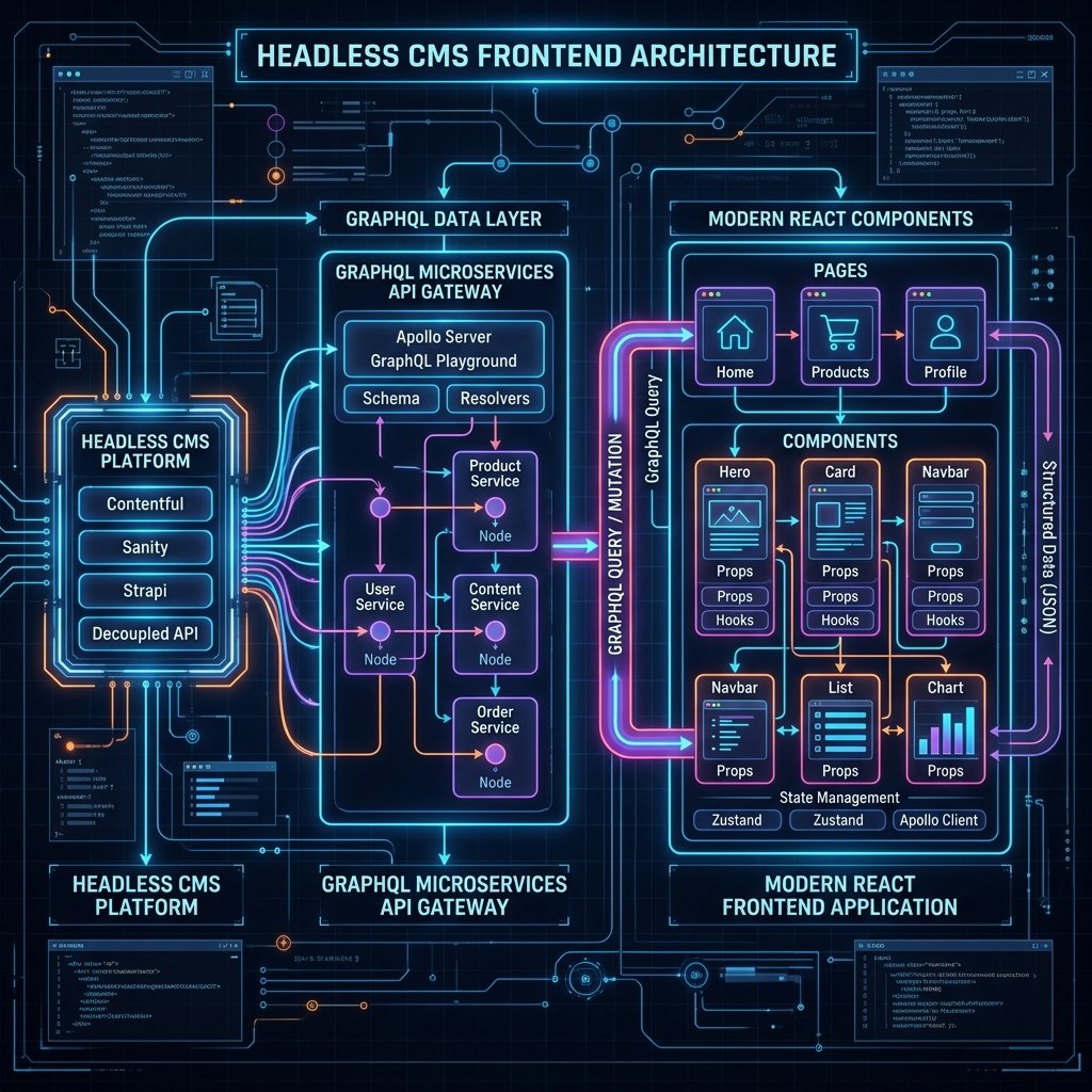 Headless vs Monolithic CMS architecture diagram thumbnail